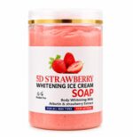 5D Strawberry Whitening Ice Cream Soap – Brightening & Moisturizing Face and Body Soap - Image 2
