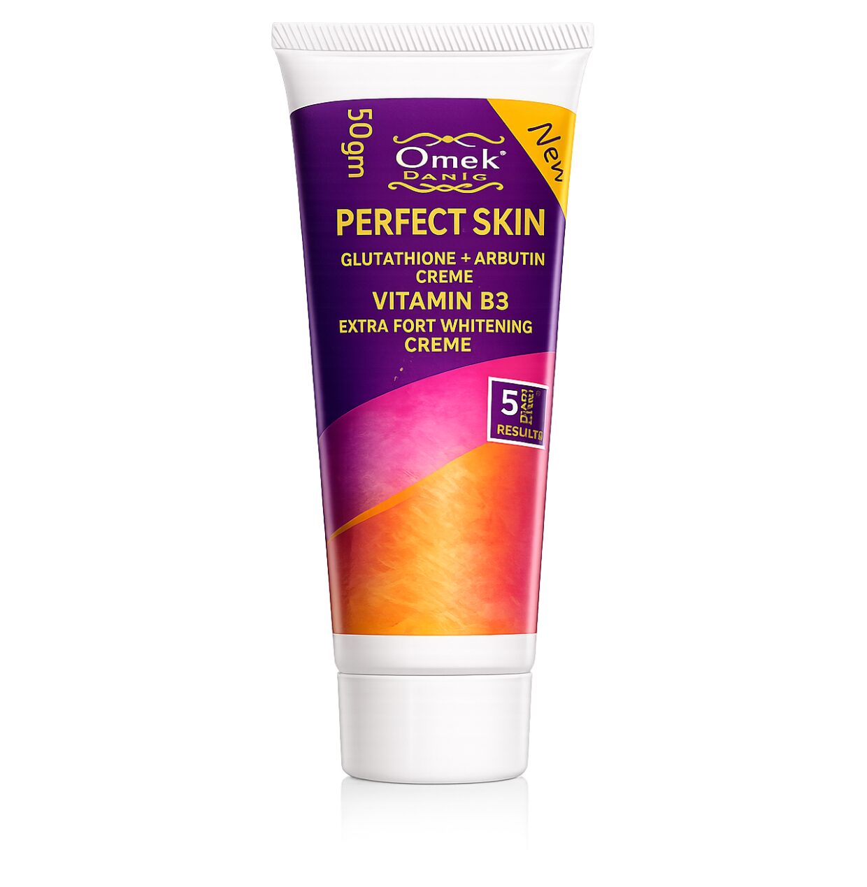 Omek perfect skin cream (1) Omek Paris Perfect Skin Glutathione & Arbutin Cream with Vitamin B3 – Whitening Cream & Serum Set X 12 - Image 1
