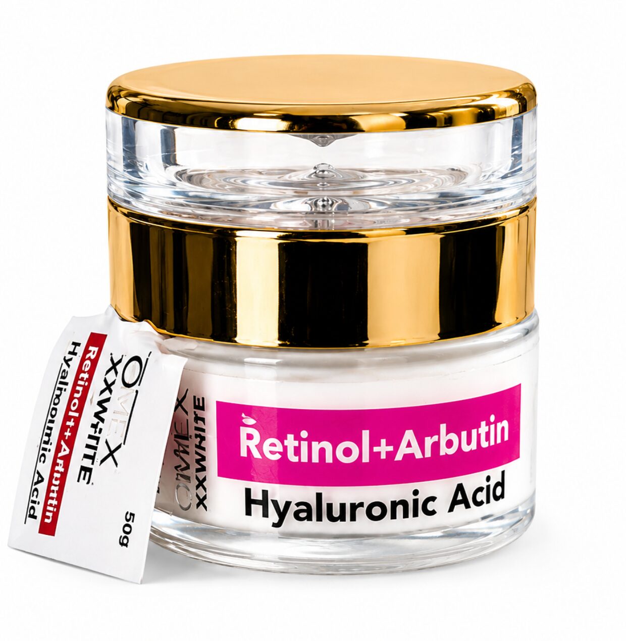 Retinol Hyaluronic Acid OMEX XXWHITE Retinol + Arbutin Hyaluronic Acid Brightening Face Cream (50g) X 12 - Image 1