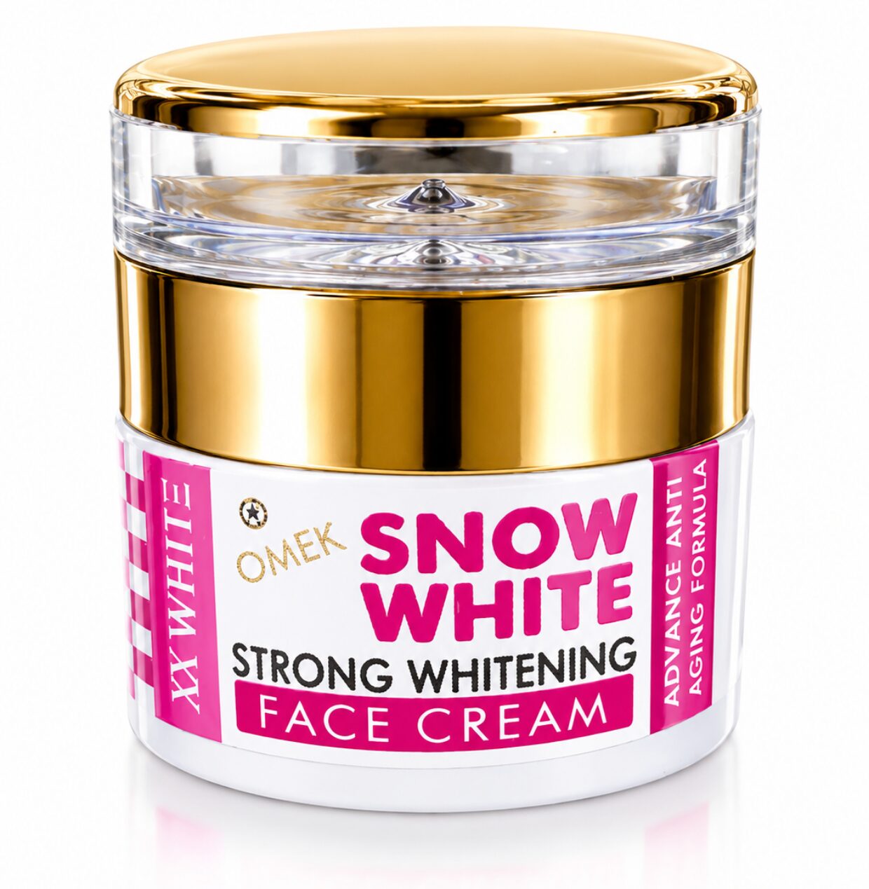 Snow white OMEK Snow White Strong Whitening Face Cream – Advanced Anti-Aging Moisturizing Face Cream X 12 - Image 1