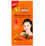 X-White Halfcast Carrot Lotion with Kojic Acid, Glutathione & Arbutin – Brightening and Moisturizing Body Lotion