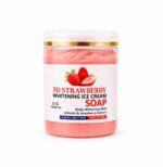 5D Strawberry Whitening Ice Cream Soap – Brightening & Moisturizing Face and Body Soap - Image 3