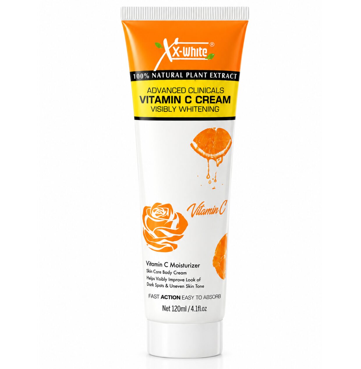 xxwhite vitamin c cream visibly whitening X-White Advanced Clinical Vitamin C Cream – Visibly Whitening Skin Care Cream with Natural Plant Extract | 120ml - Image 1